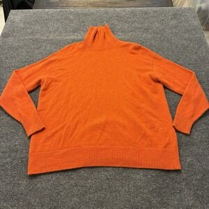 Peruvian Connection x Glenda Bailey Royal Alpaca Turtleneck Pullover Mens XL